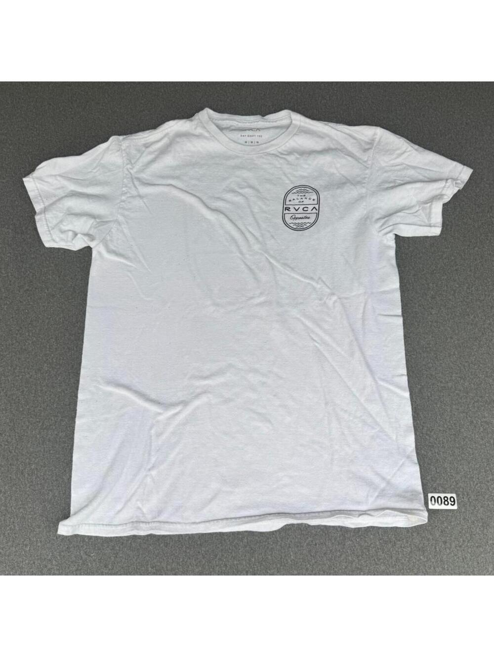 RVCA Men's White Tshirt